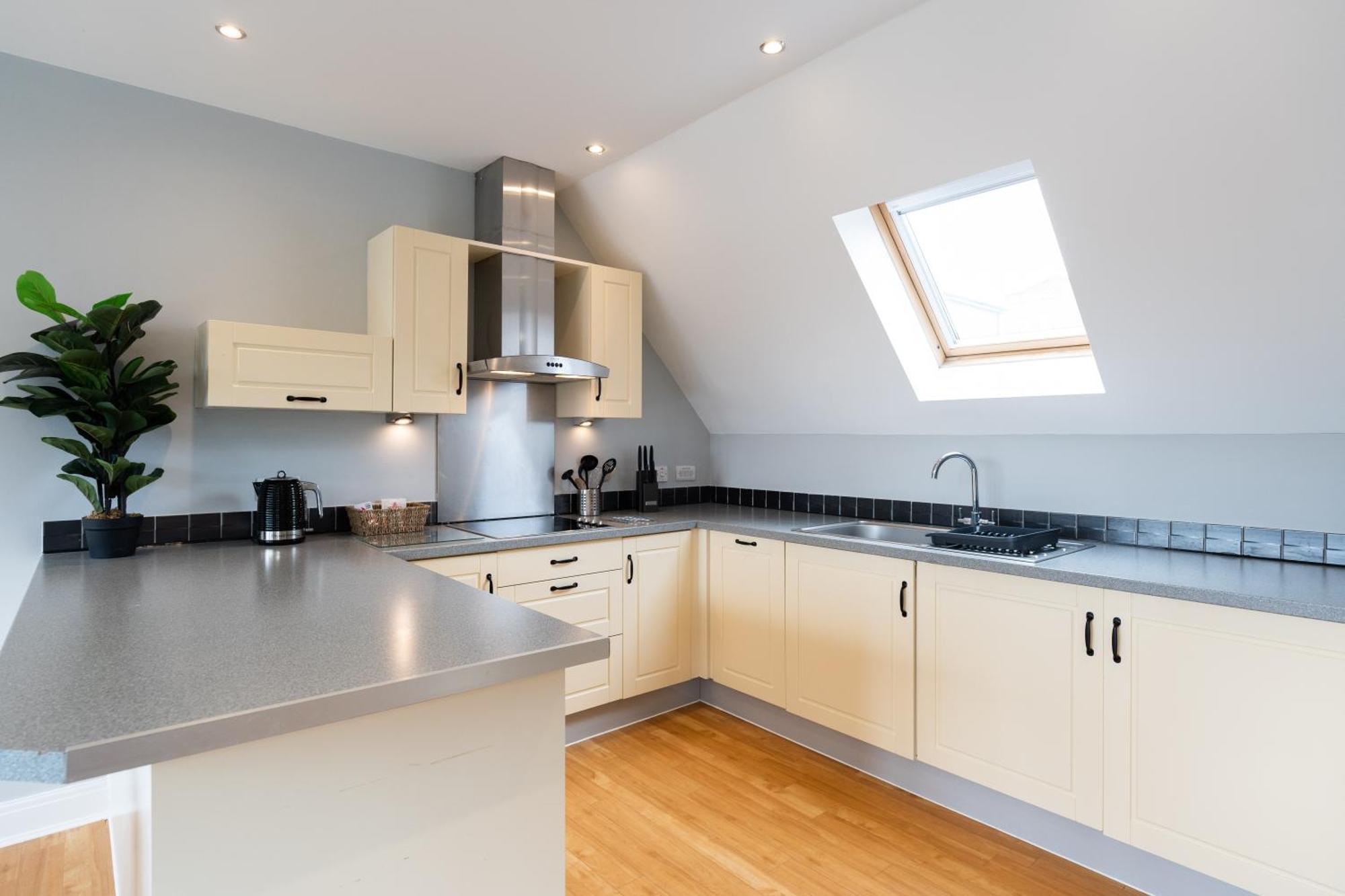 Appartement Cotels - The Millhouse Newly Refurbished Modern With Ultrafast Broadband, Free Parking & A Work Desk *