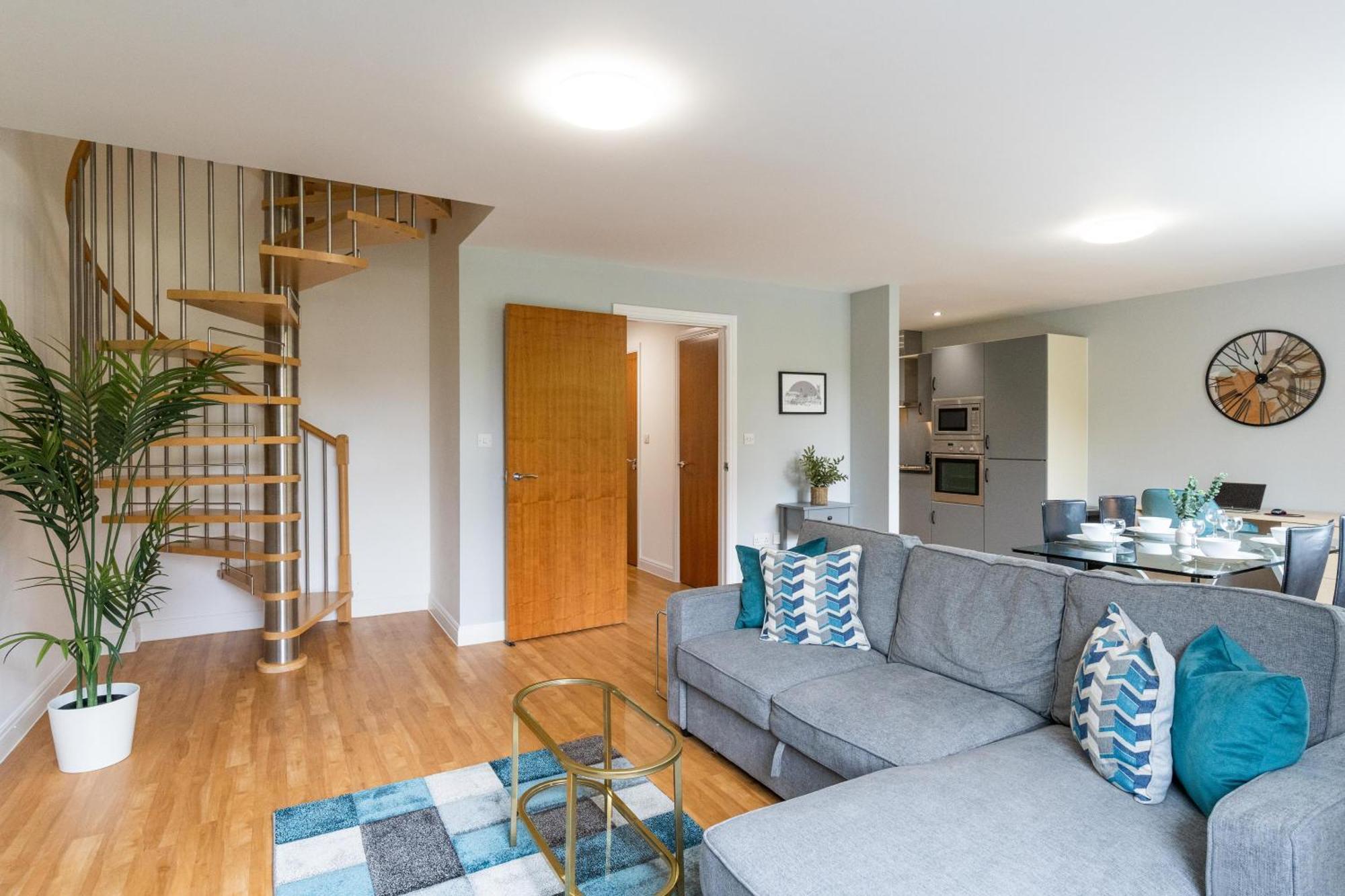 Cotels - The Millhouse Newly Refurbished Modern With Ultrafast Broadband, Free Parking & A Work Desk Appartement *